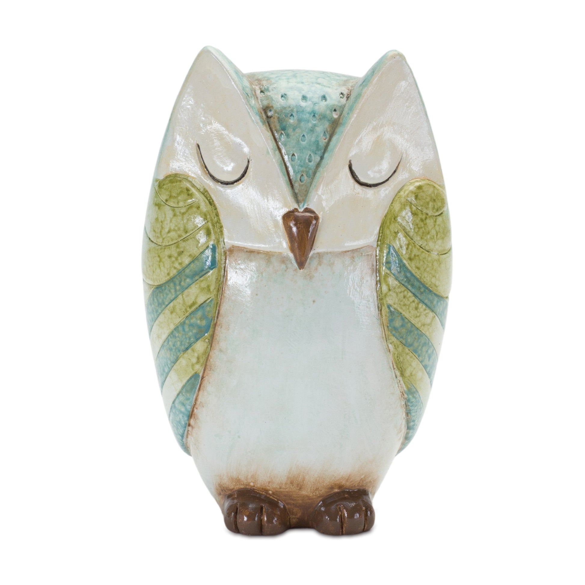 Terra Cotta Owl Figurine (Set of 3) alternate view 5