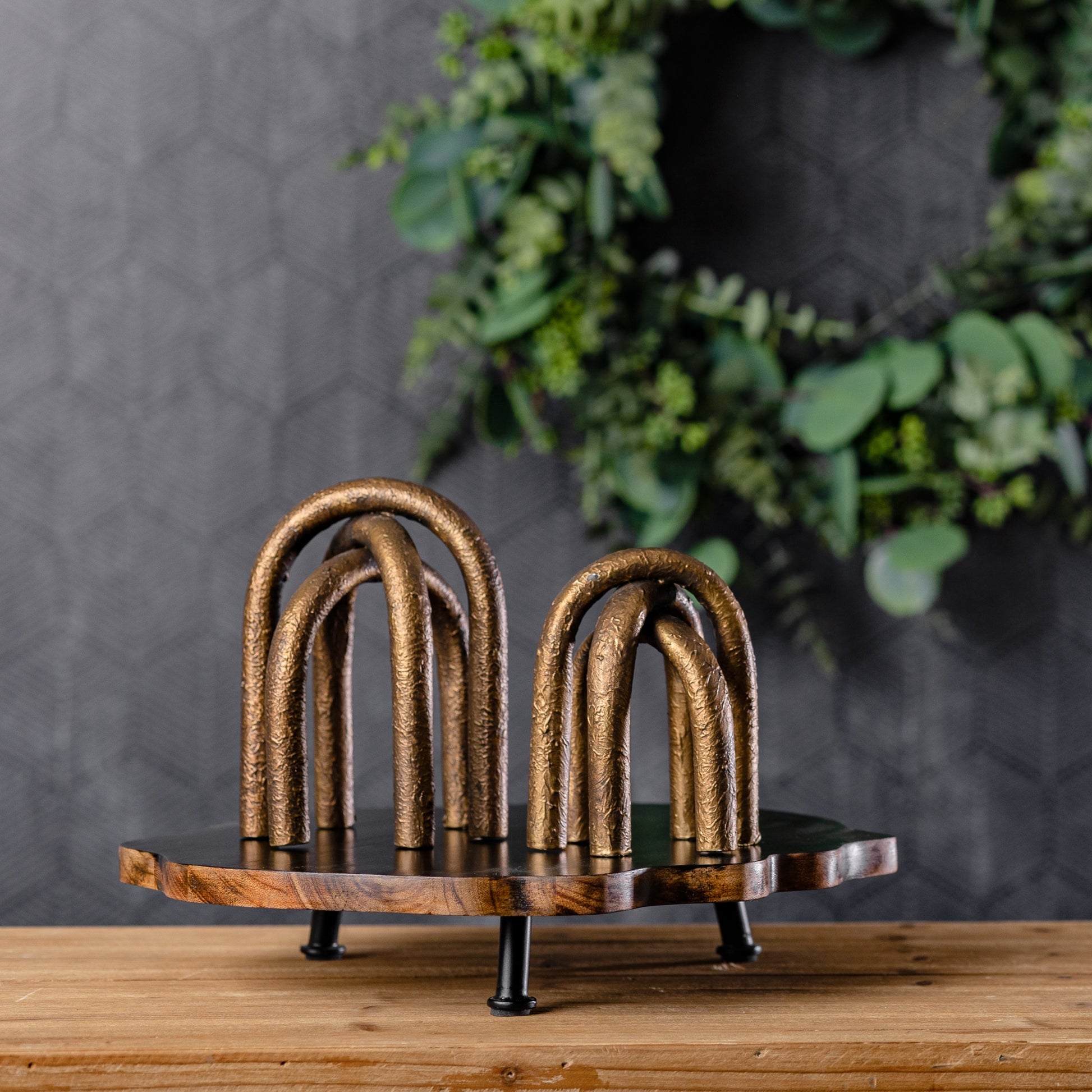 Modern Metal Arches Sculpture (Set of 2) alternate view 2
