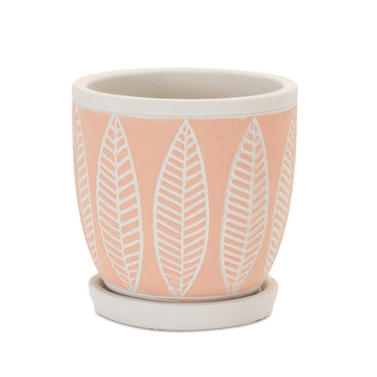 Stone Planter with Plate (Set of 2) alternate view 3