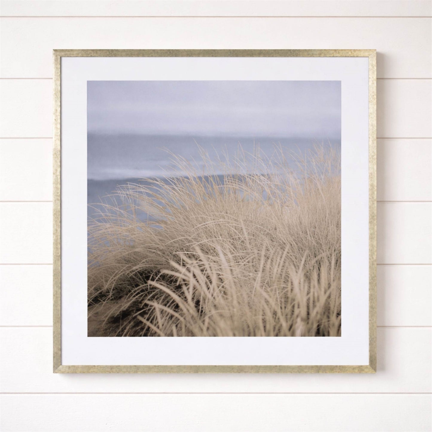 Framed Coastal Beach Dune Wall Art Print 27.5"SQ alternate view 2
