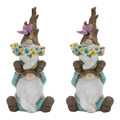 Tree Trunk Gnome Stack (Set of 2) alternate view 2