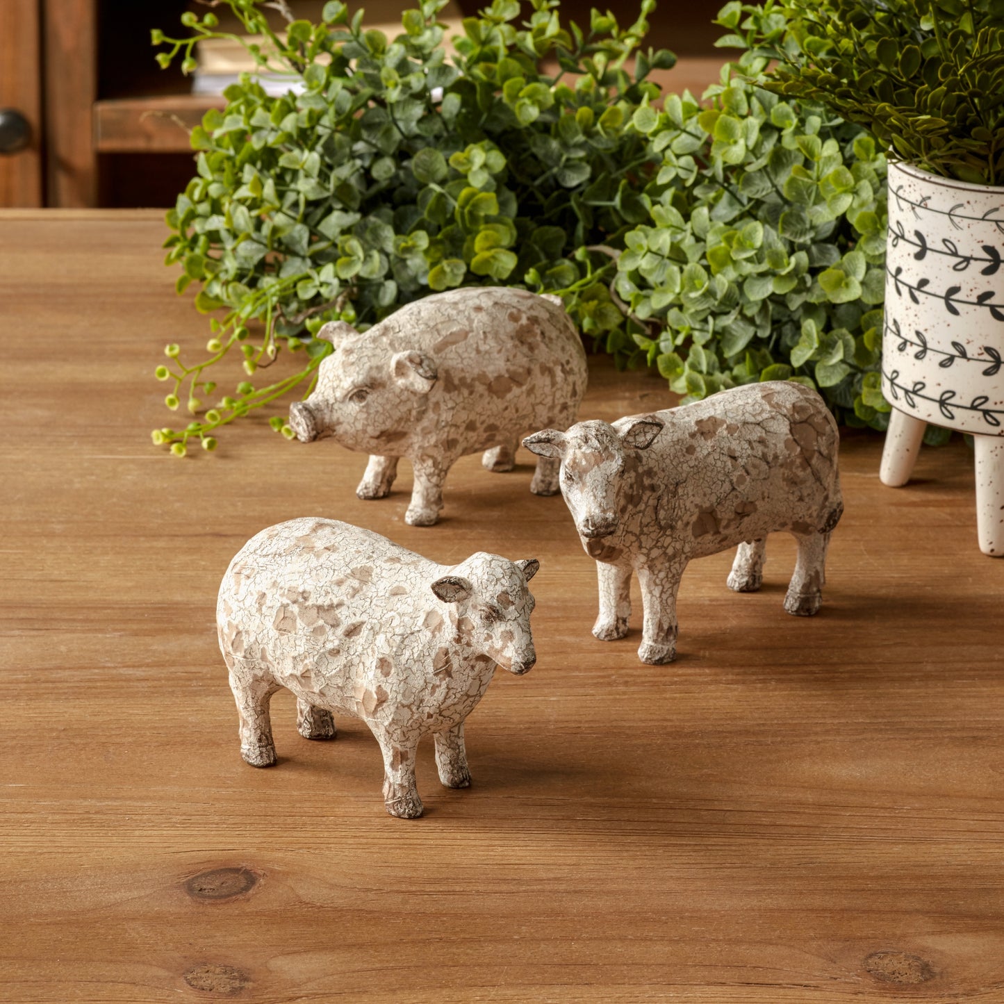 Distressed Farm Animal Figurine (Set of 3) alternate view 2