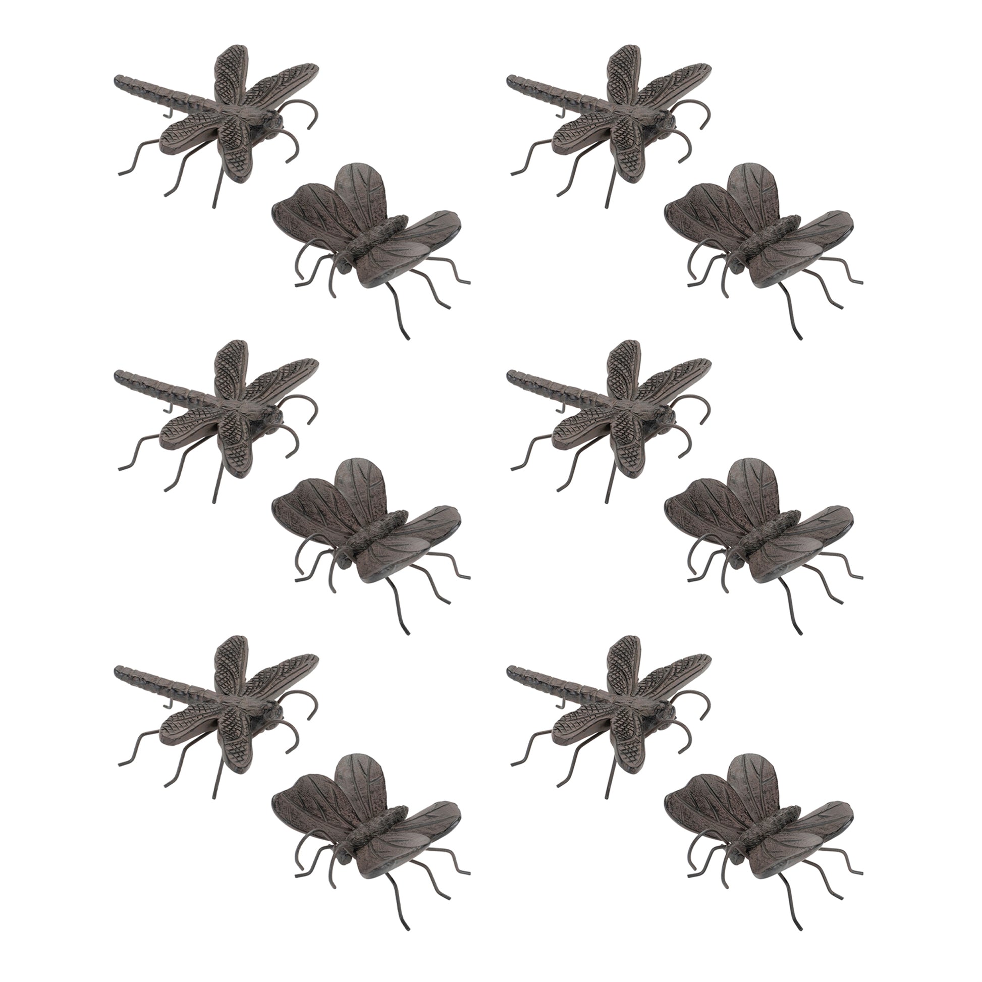 Dragonfly and Butterfly Insect Pot Sitter (Set of 12) alternate view 7