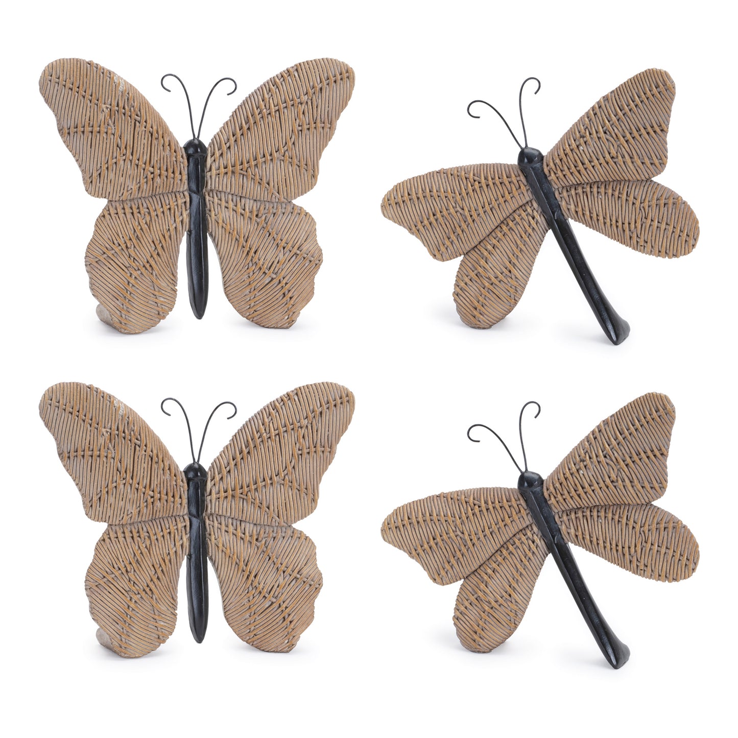 Wicker Design Butterfly and Dragonfly Shelf Sitter (Set of 4) alternate view 4