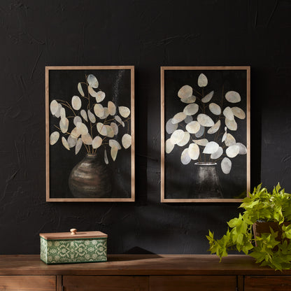 Beige Eucalyptus Print (Set of 2) alternate view 2