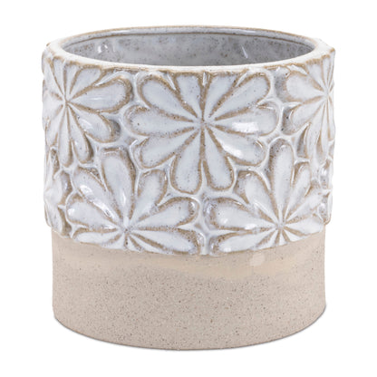 Ceramic Floral Planter (Set of 2) alternate view 3