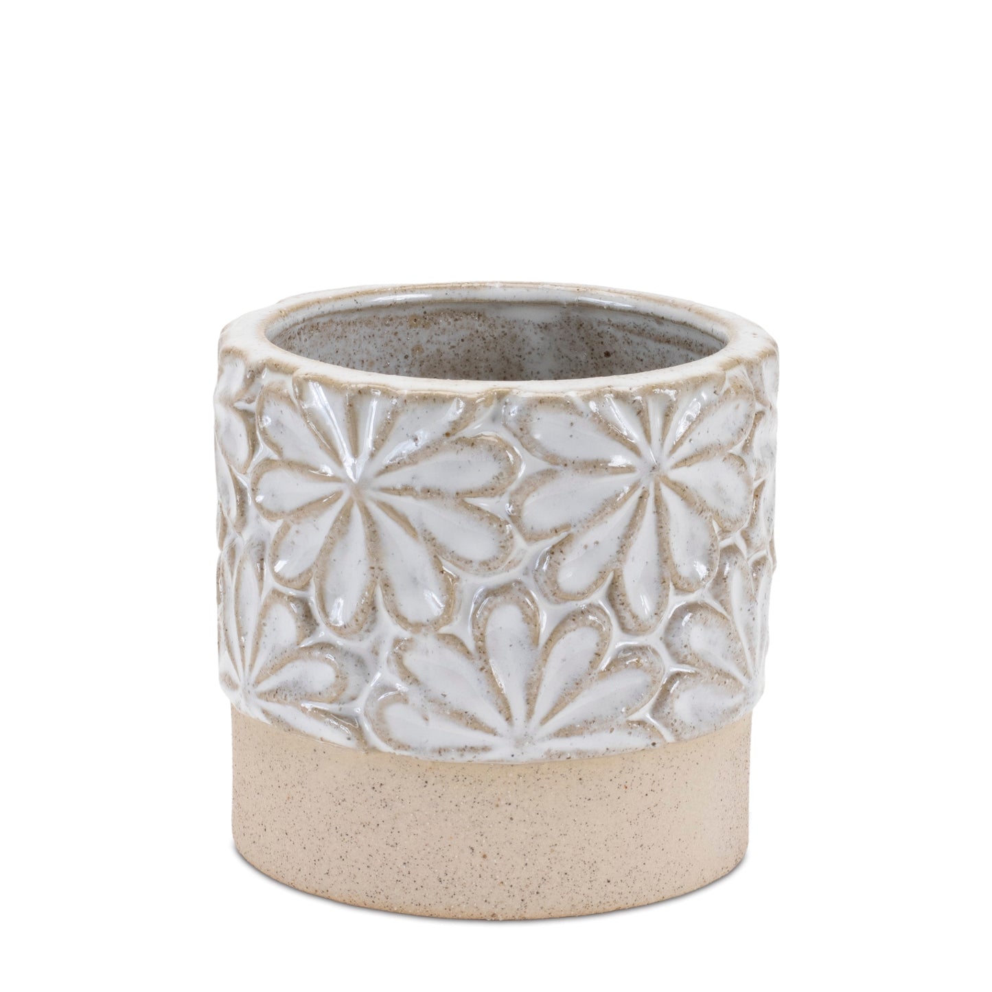 Ceramic Floral Planter (Set of 2) alternate view 4