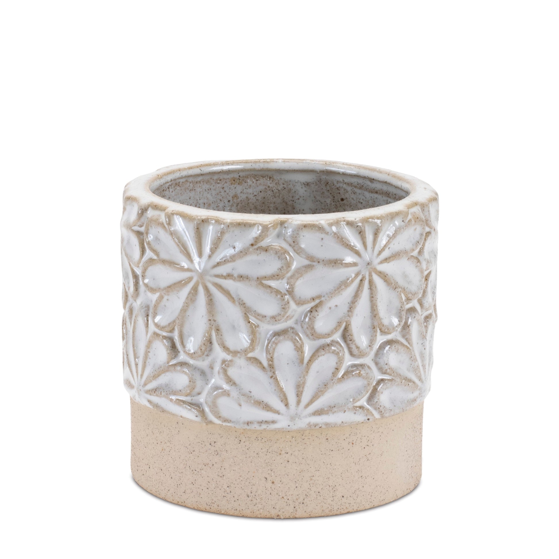 Ceramic Floral Planter (Set of 2) alternate view 4
