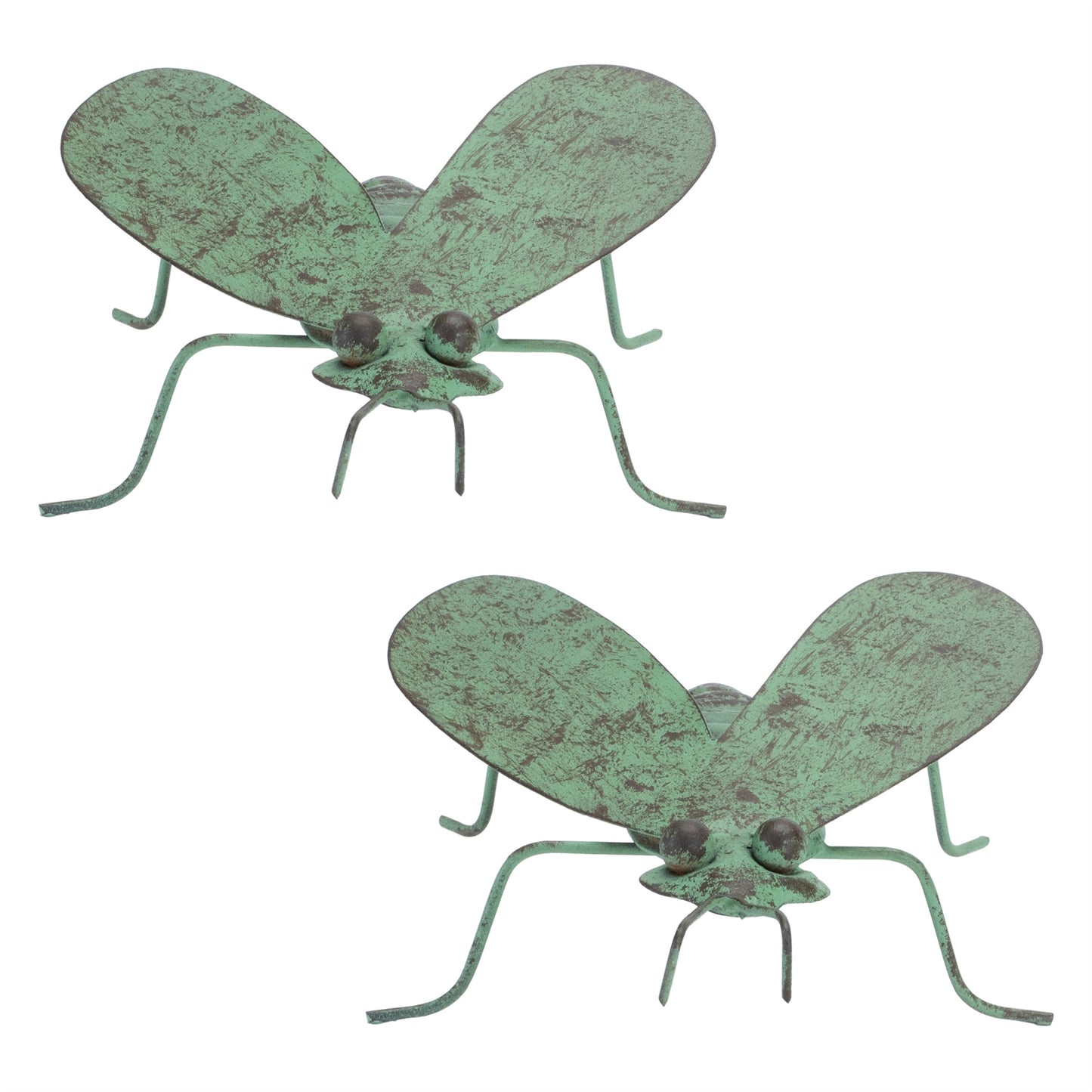 Iron Metal Bumble Bee Garden Accent (Set of 2) alternate view 3