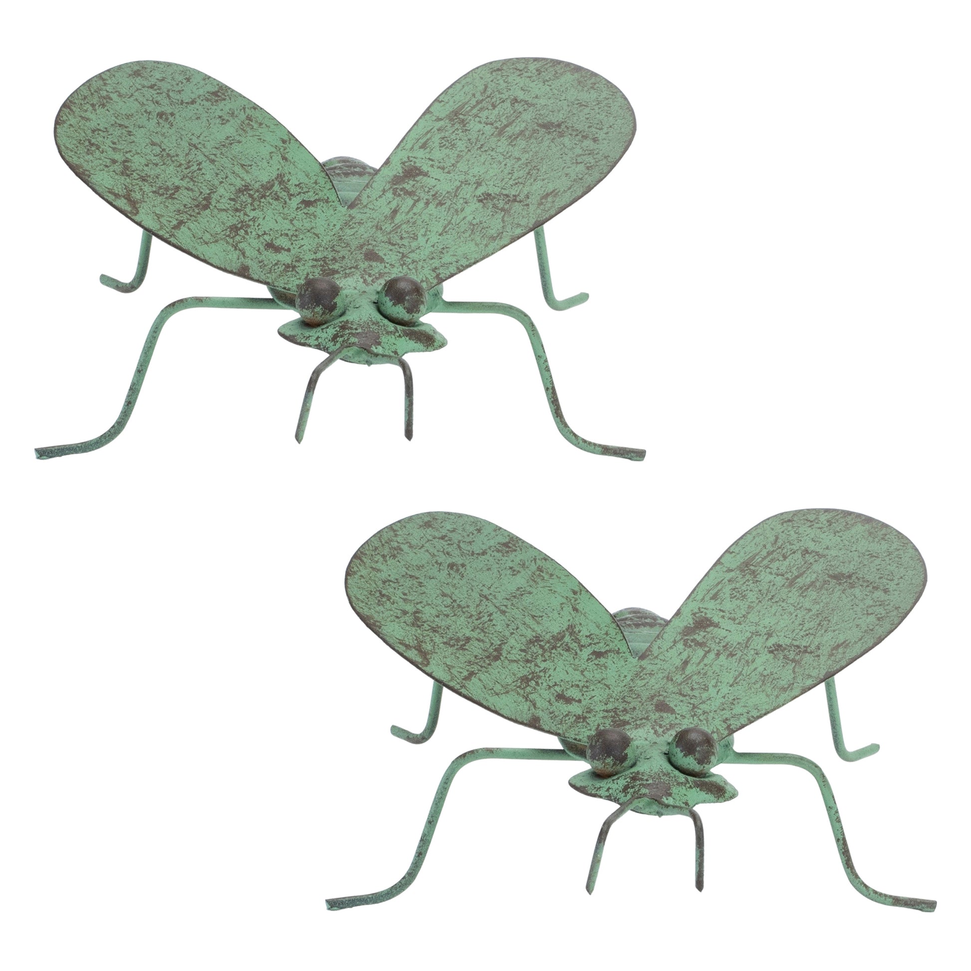 Iron Metal Bumble Bee Garden Accent (Set of 2) alternate view 3