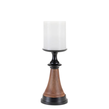 Tapered Wood and Metal Candle Holder (Set of 2) alternate view 4