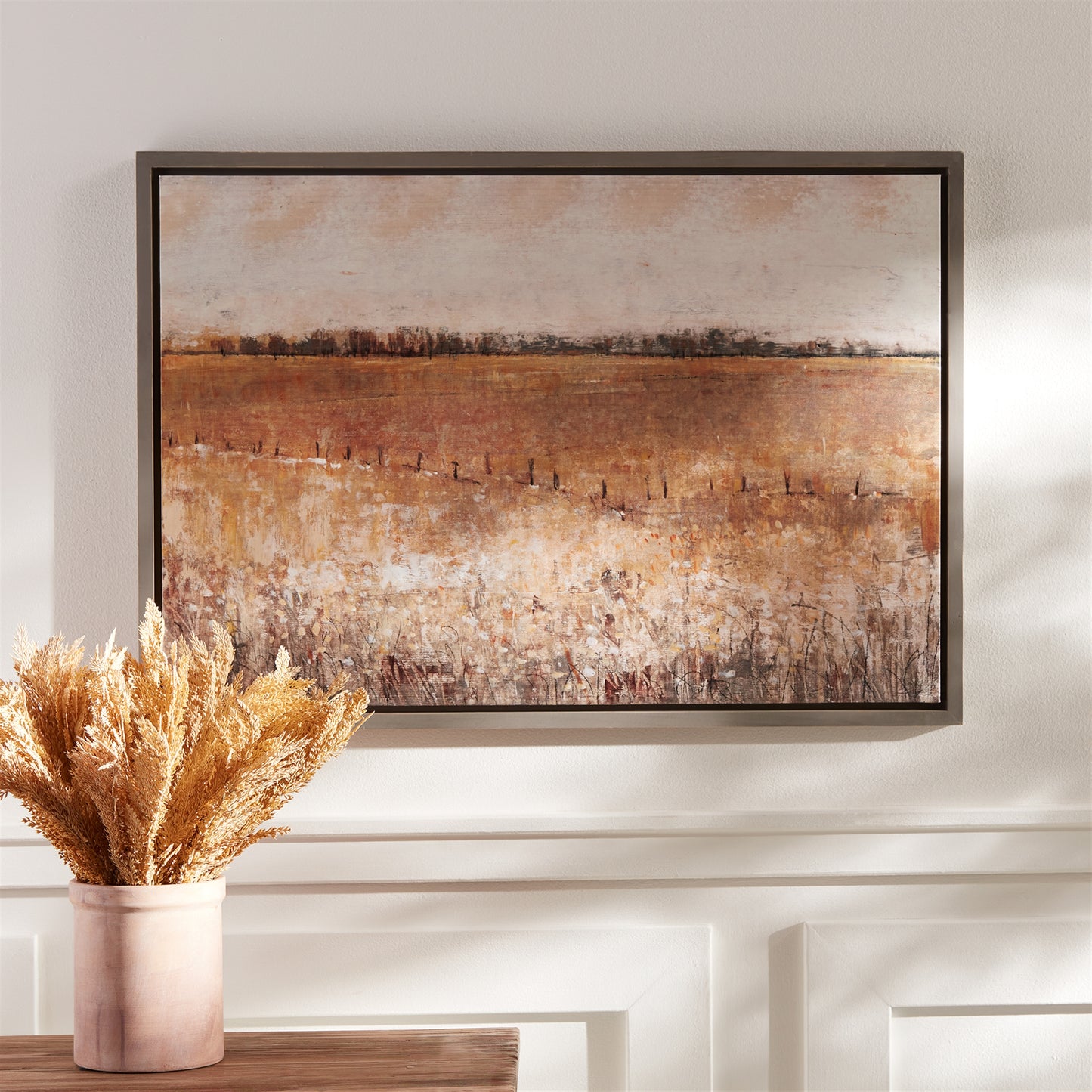 Framed Landscape Canvas Art 34"L alternate view 2
