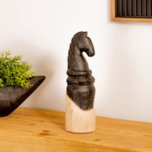 Mango Wood Knight Chess Piece Sculpture (Set of 2) alternate view 2
