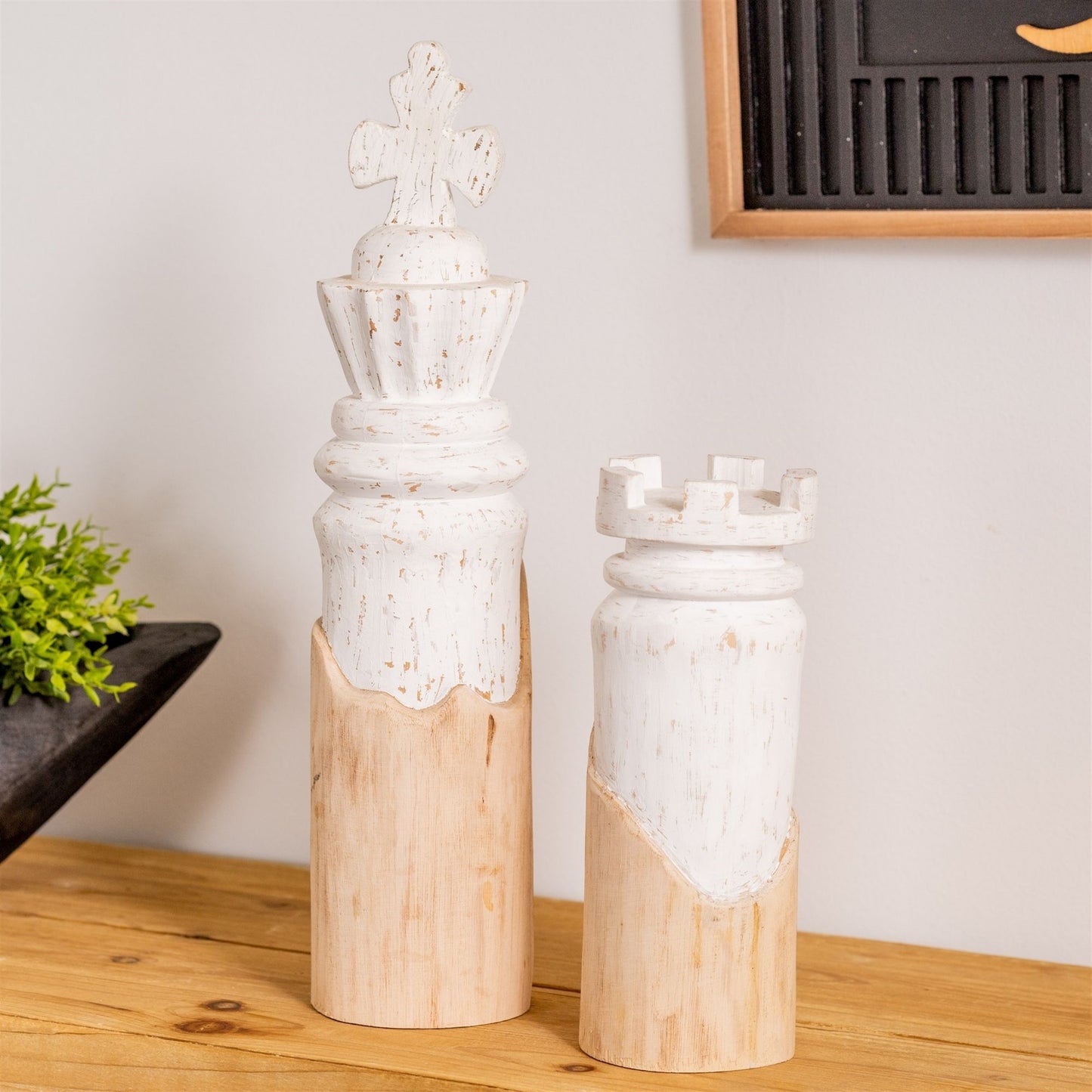 Mango Wood Chess Piece (Set of 2) alternate view 3