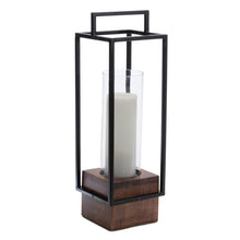 Wood Candle Holder with Iron Frame 20"H alternate view 2