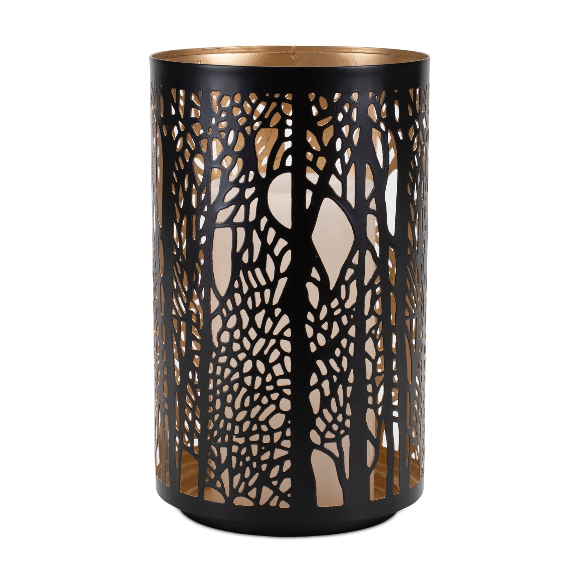 Forest Trees Punched Metal Candle Holder (Set of 2) alternate view 6
