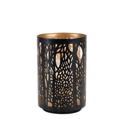 Forest Trees Punched Metal Candle Holder (Set of 2) alternate view 7