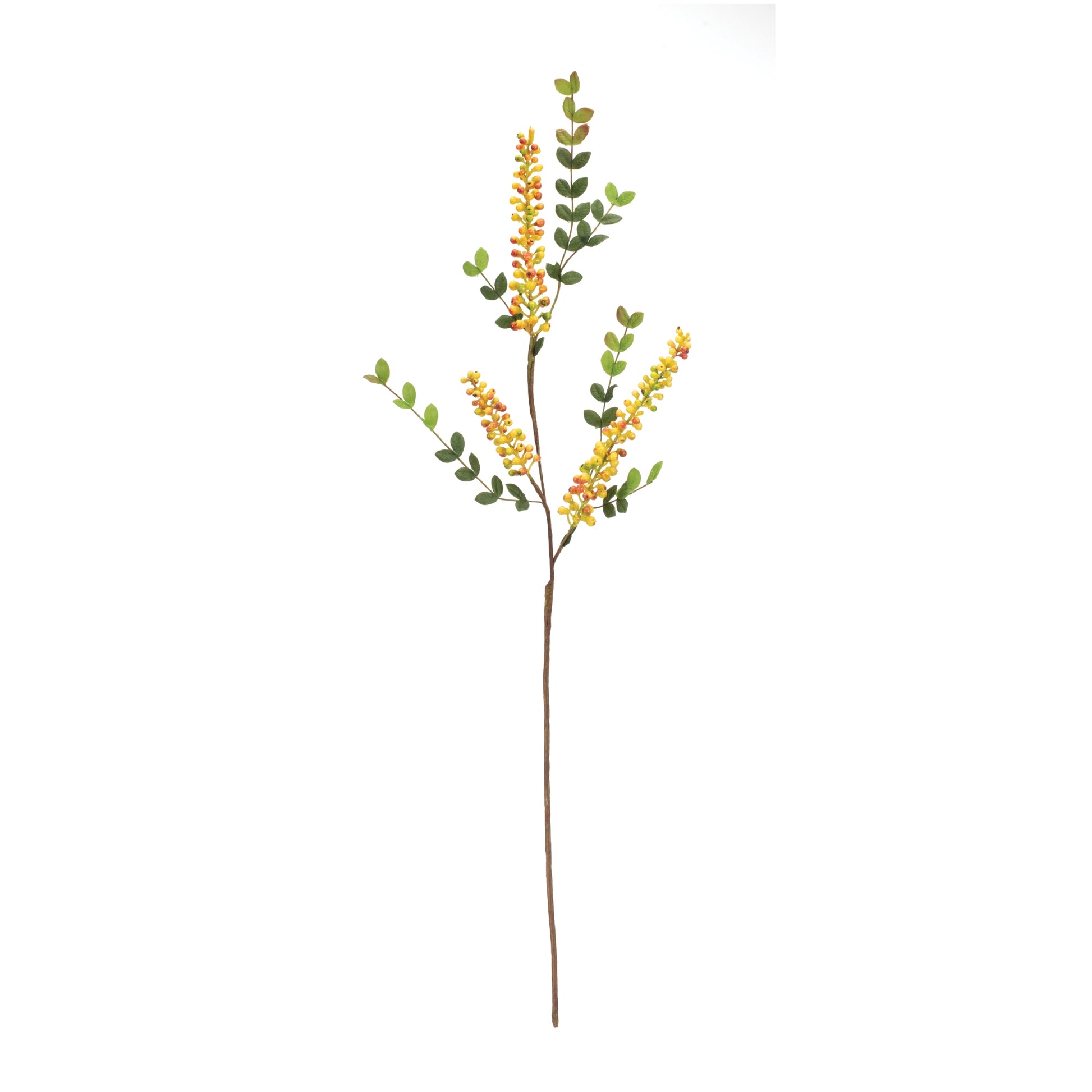 Yellow Berry Foliage Spray (Set of 6) alternate view 2