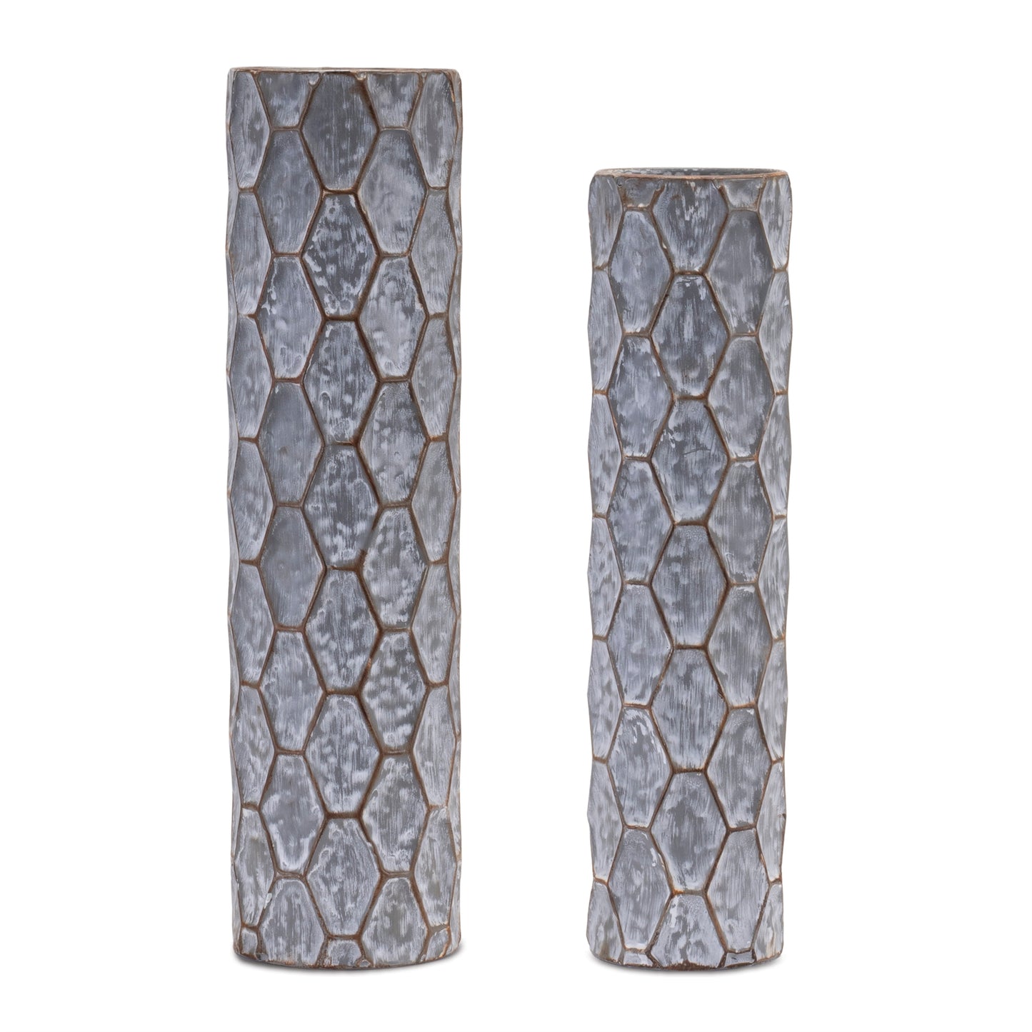 Honeycomb Metal Candle Holder (Set of 2) alternate view 2