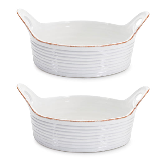 Ceramic Bowl with Handles (Set of 2) alternate view 2