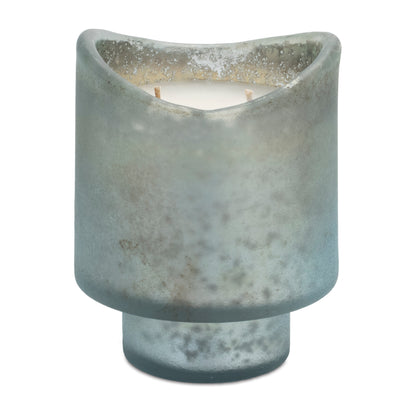 Red Currant Scented Soy Candle with Frosted Glass Holder (Set of 2) alternate view 3