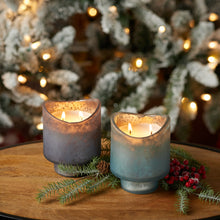 Red Currant Scented Soy Candle with Frosted Glass Holder (Set of 2) alternate view 2