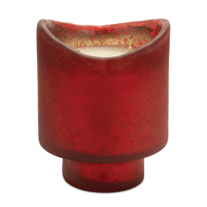 Wassail Scented Soy Candle with Frosted Glass Holder (Set of 2) alternate view 3