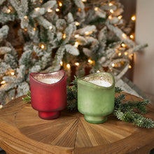 Wassail Scented Soy Candle with Frosted Glass Holder (Set of 2) alternate view 2