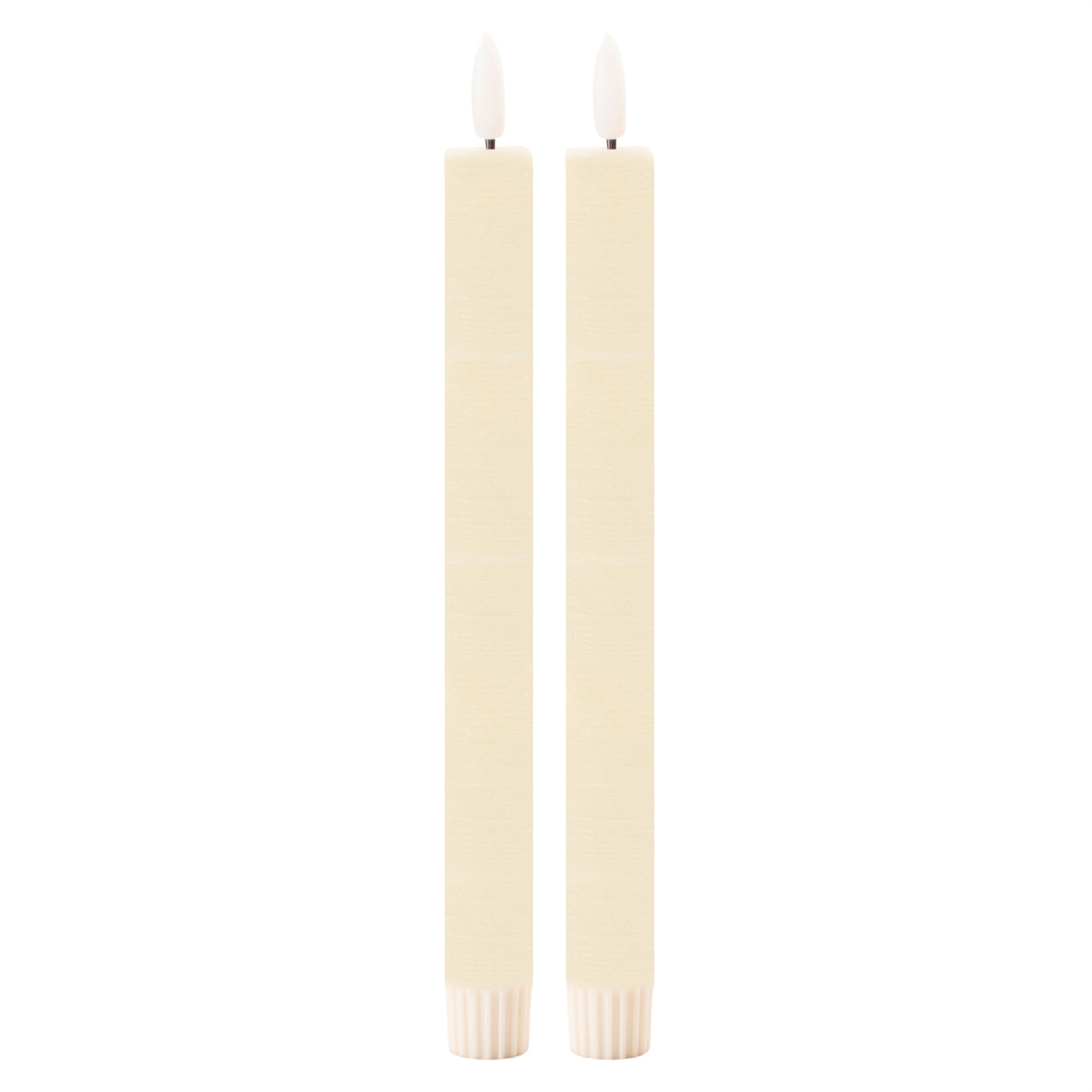 FIA Wick Ivory Taper Candle (Set of 2)
