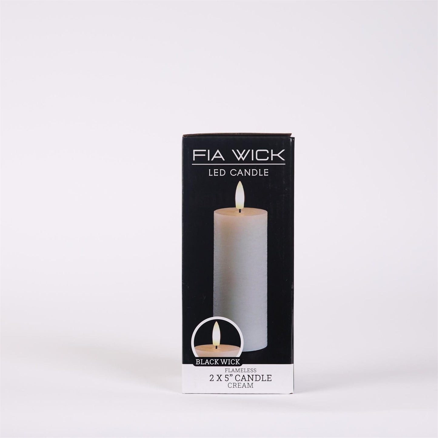 FIA Wick Ivory Pillar Candle (Set of 4) alternate view 3