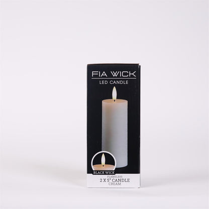 FIA Wick Ivory Pillar Candle (Set of 4) alternate view 3