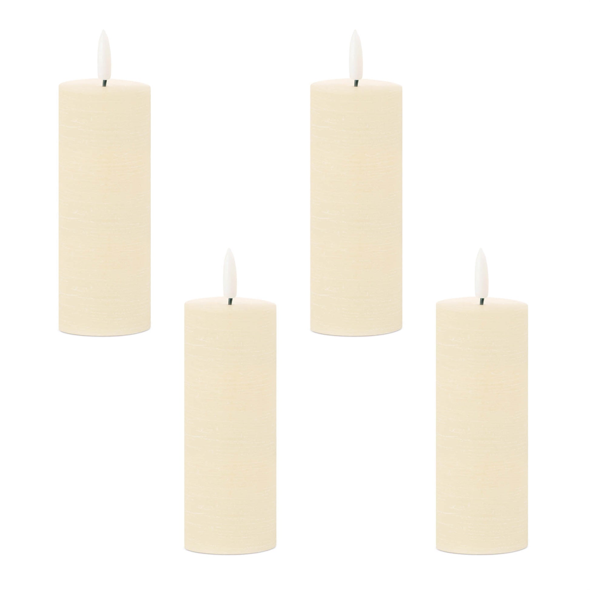 FIA Wick Ivory Pillar Candle (Set of 4) alternate view 4