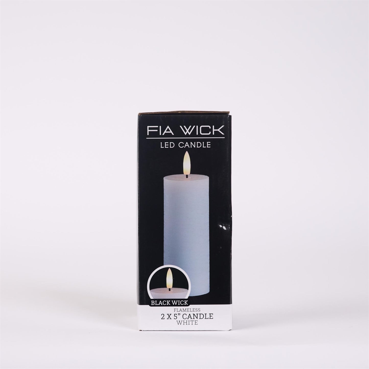 FIA Wick White Pillar Candle (Set of 4) alternate view 3