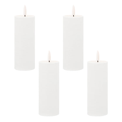 FIA Wick White Pillar Candle (Set of 4) alternate view 4