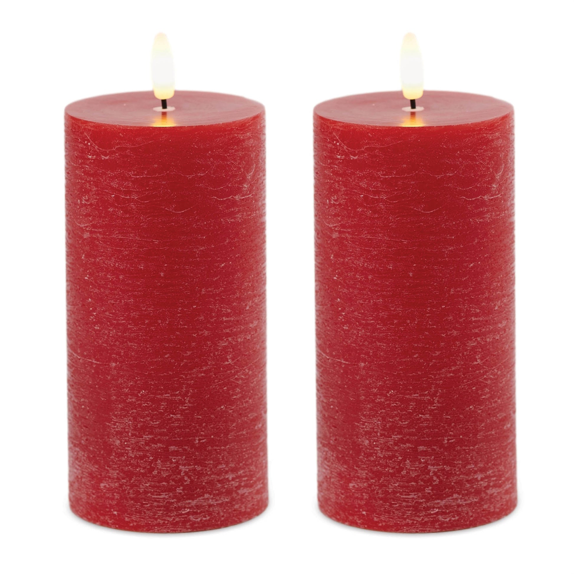 FIA Wick Red Pillar Candle (Set of 2) alternate view 4