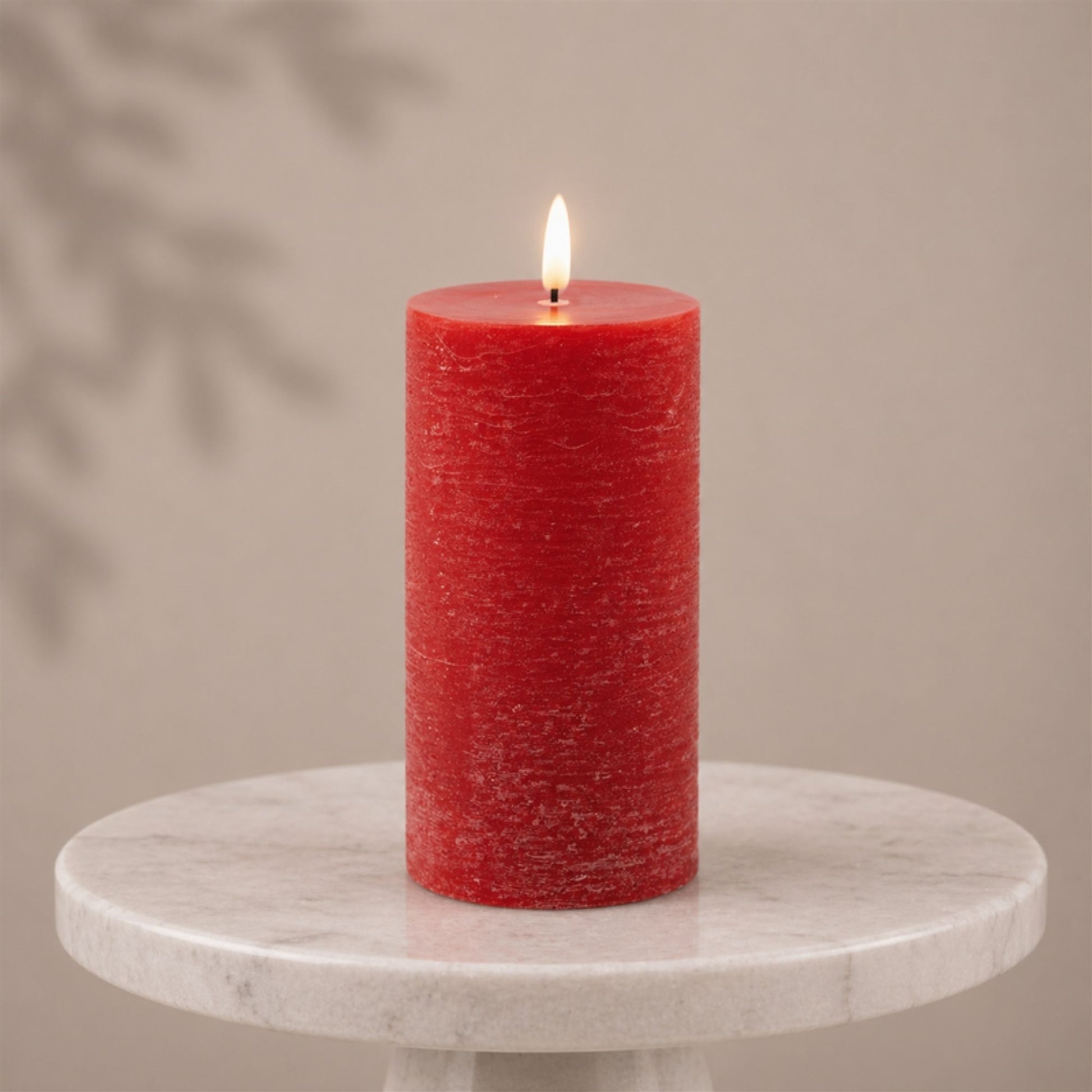 FIA Wick Red Pillar Candle (Set of 2) alternate view 2
