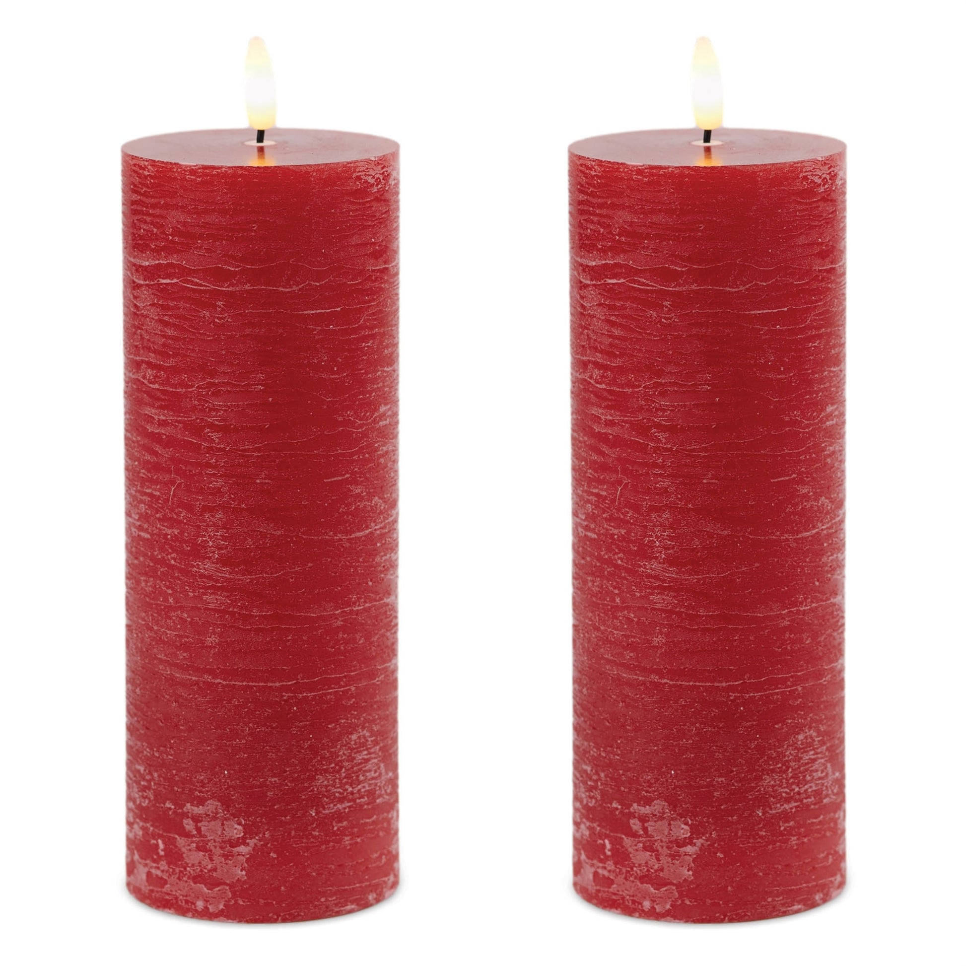 FIA Wick Red Pillar Candle (Set of 2) alternate view 4