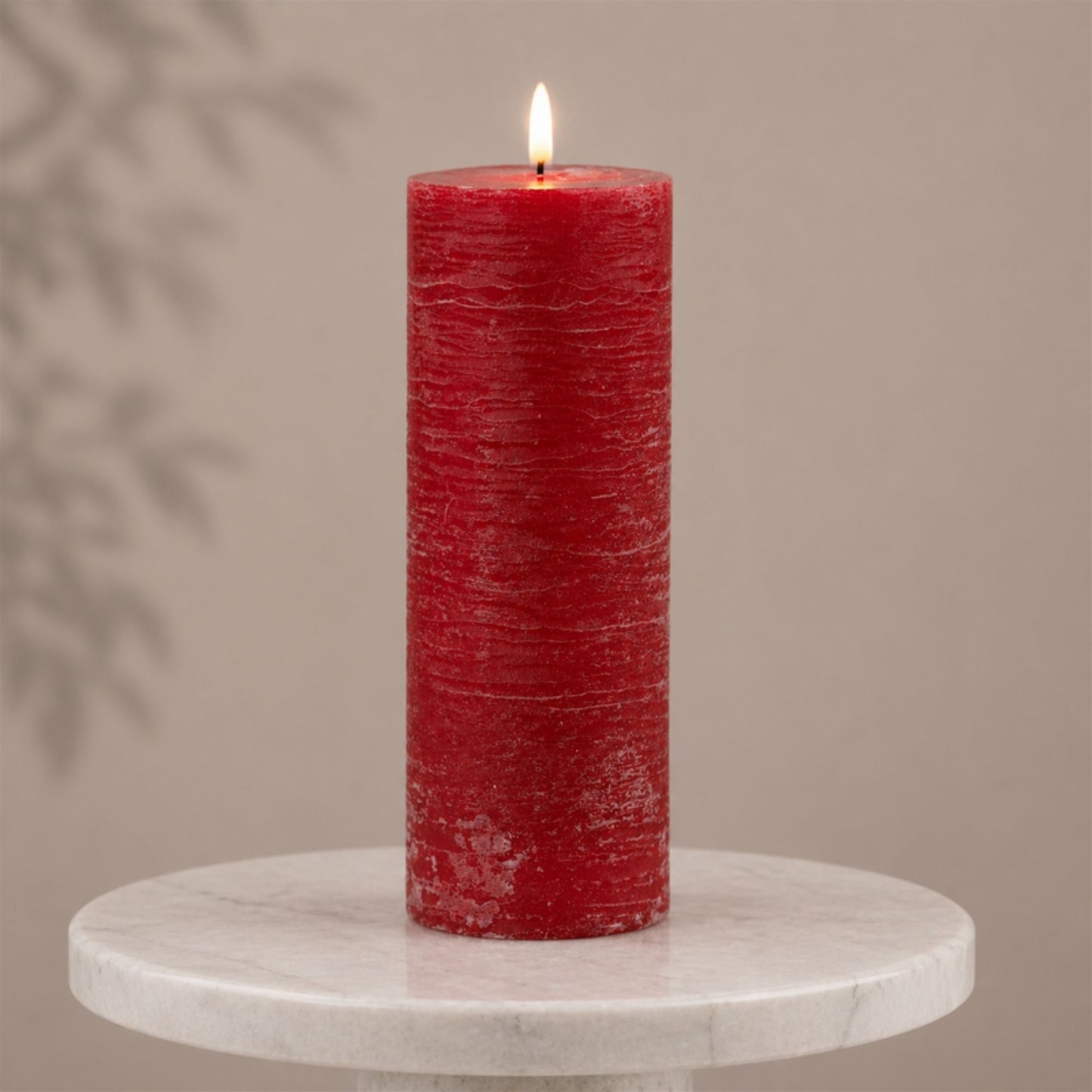FIA Wick Red Pillar Candle (Set of 2) alternate view 2