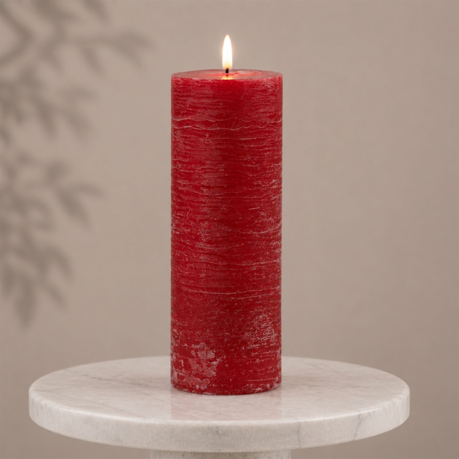 FIA Wick Red Pillar Candle (Set of 2) alternate view 2