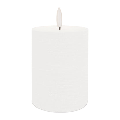 FIA Wick White Pillar Candle (Set of 2)