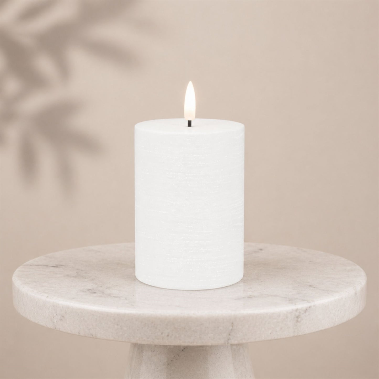 FIA Wick White Pillar Candle (Set of 2) alternate view 2