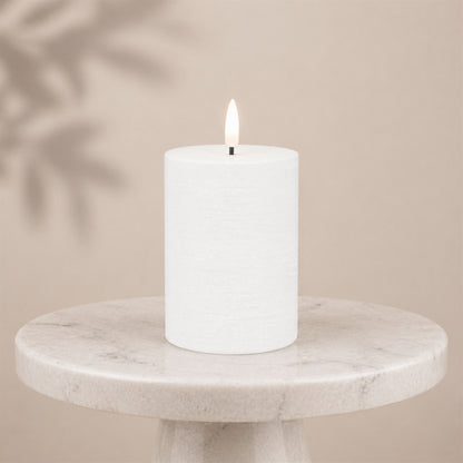FIA Wick White Pillar Candle (Set of 2) alternate view 2
