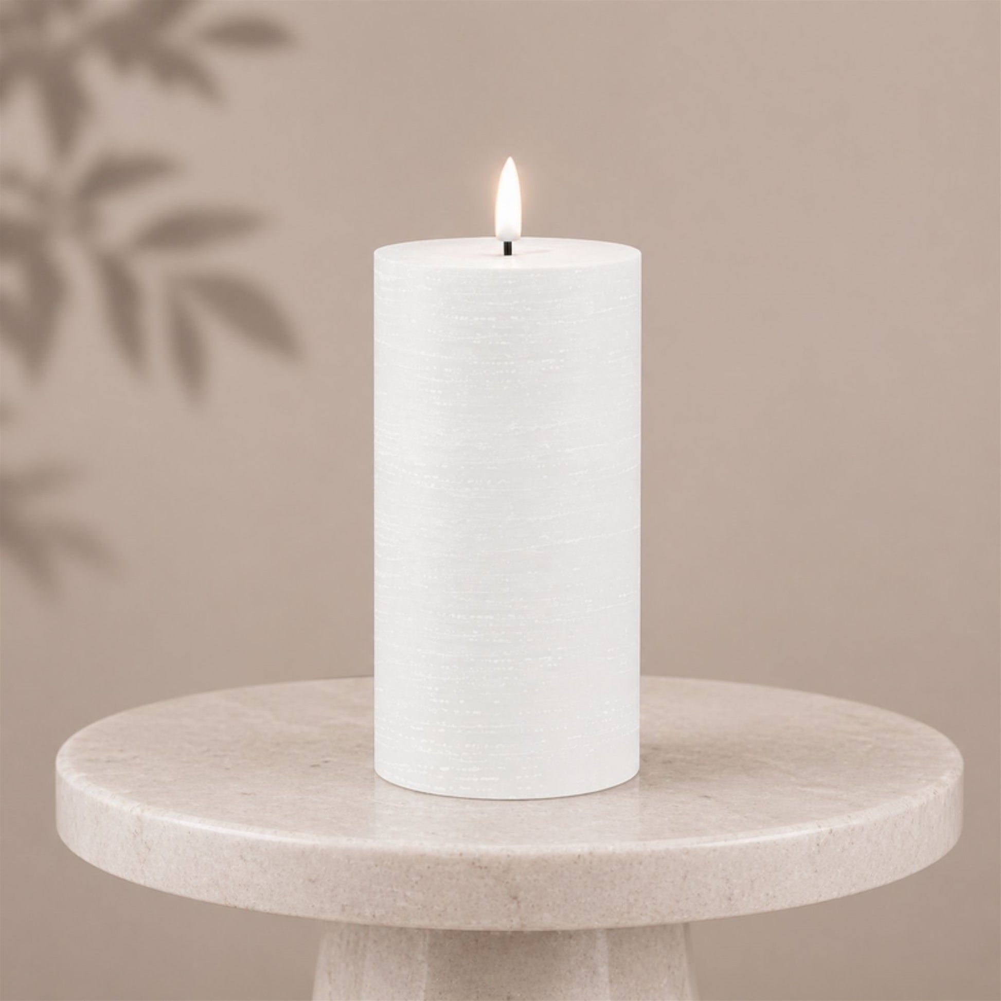 FIA Wick White Pillar Candle (Set of 2) alternate view 2