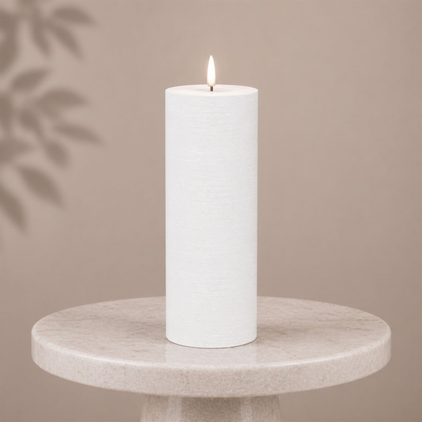 FIA Wick White Pillar Candle (Set of 2) alternate view 2