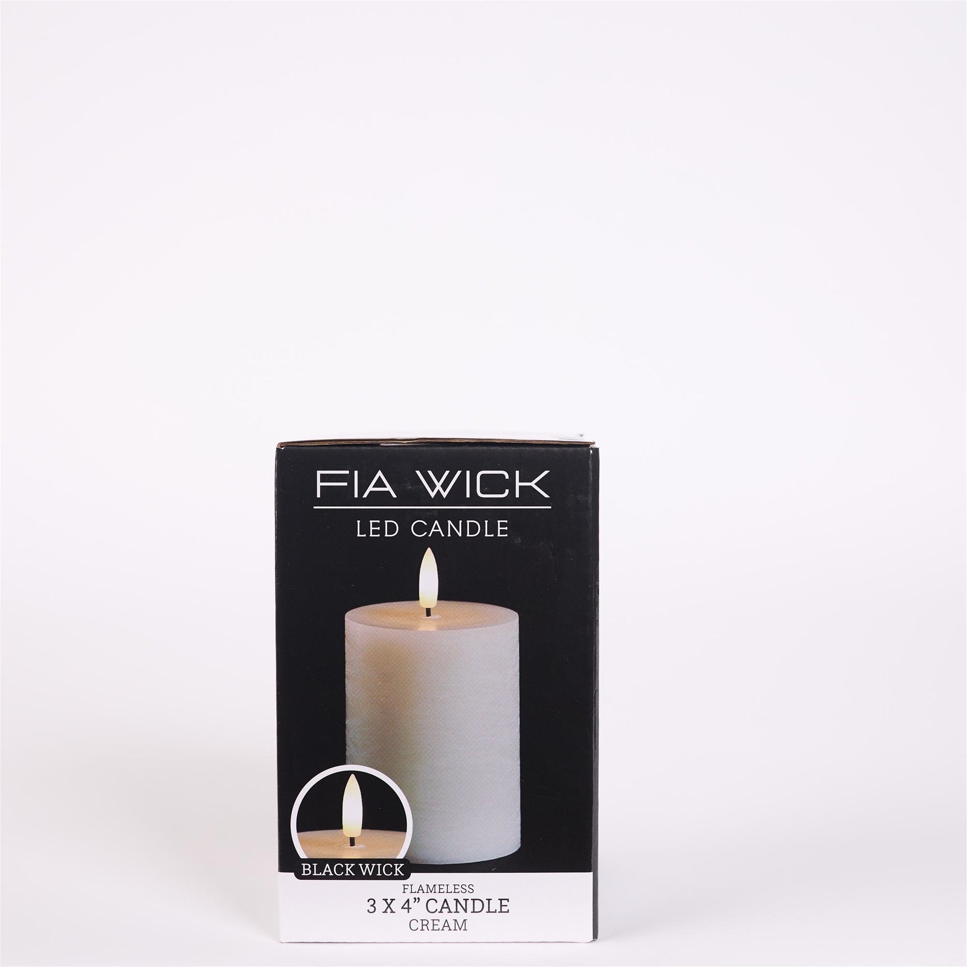 FIA Wick Ivory Pillar Candle (Set of 2) alternate view 3