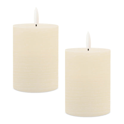 FIA Wick Ivory Pillar Candle (Set of 2) alternate view 4