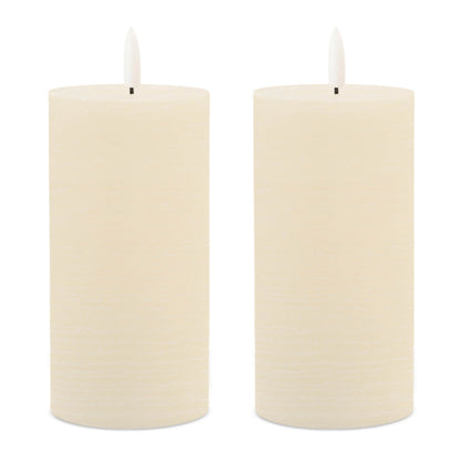 FIA Wick Ivory Pillar Candle (Set of 2) alternate view 4