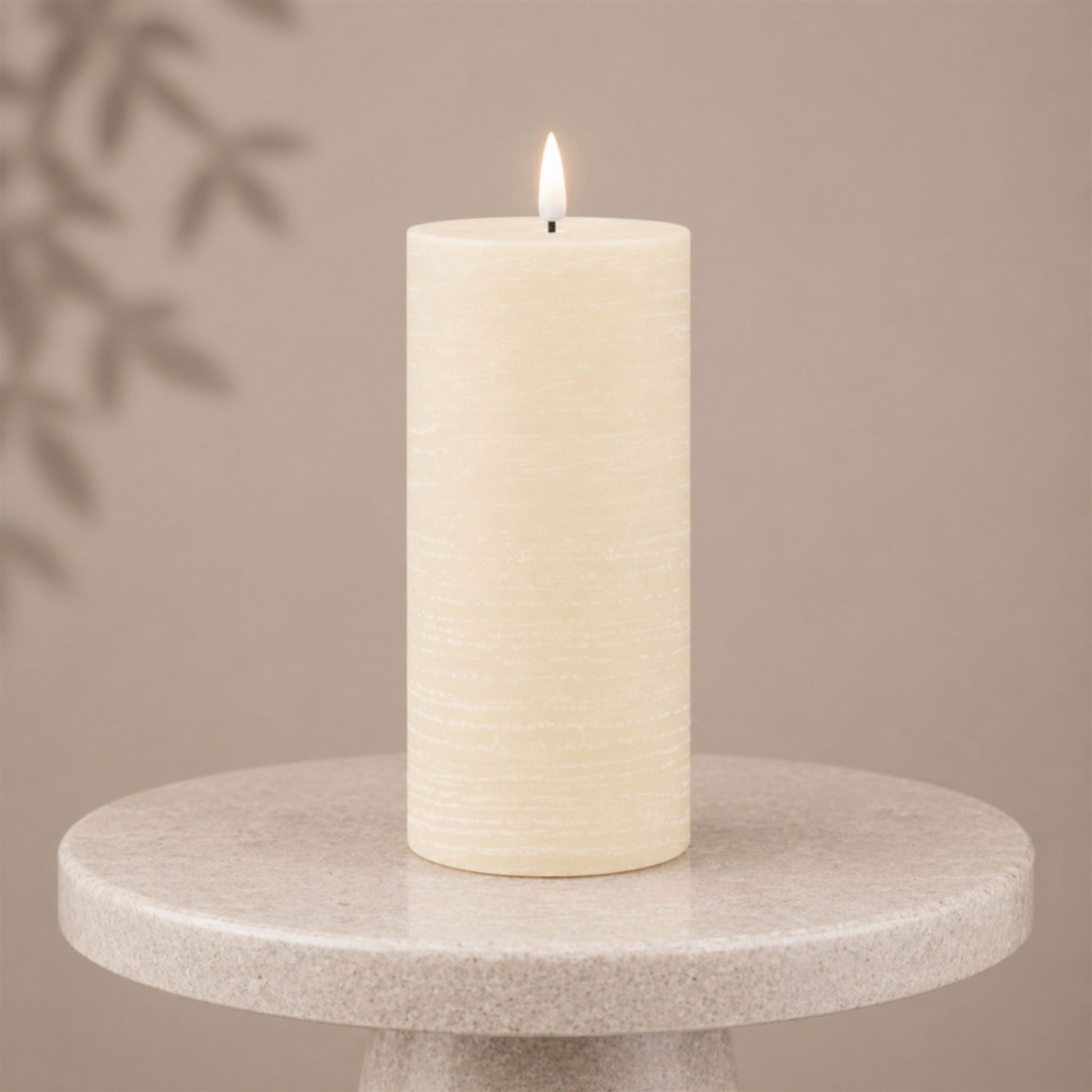 FIA Wick Ivory Pillar Candle (Set of 2) alternate view 2