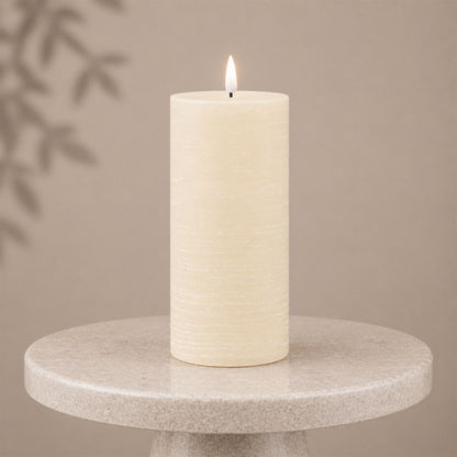 FIA Wick Ivory Pillar Candle (Set of 2) alternate view 2
