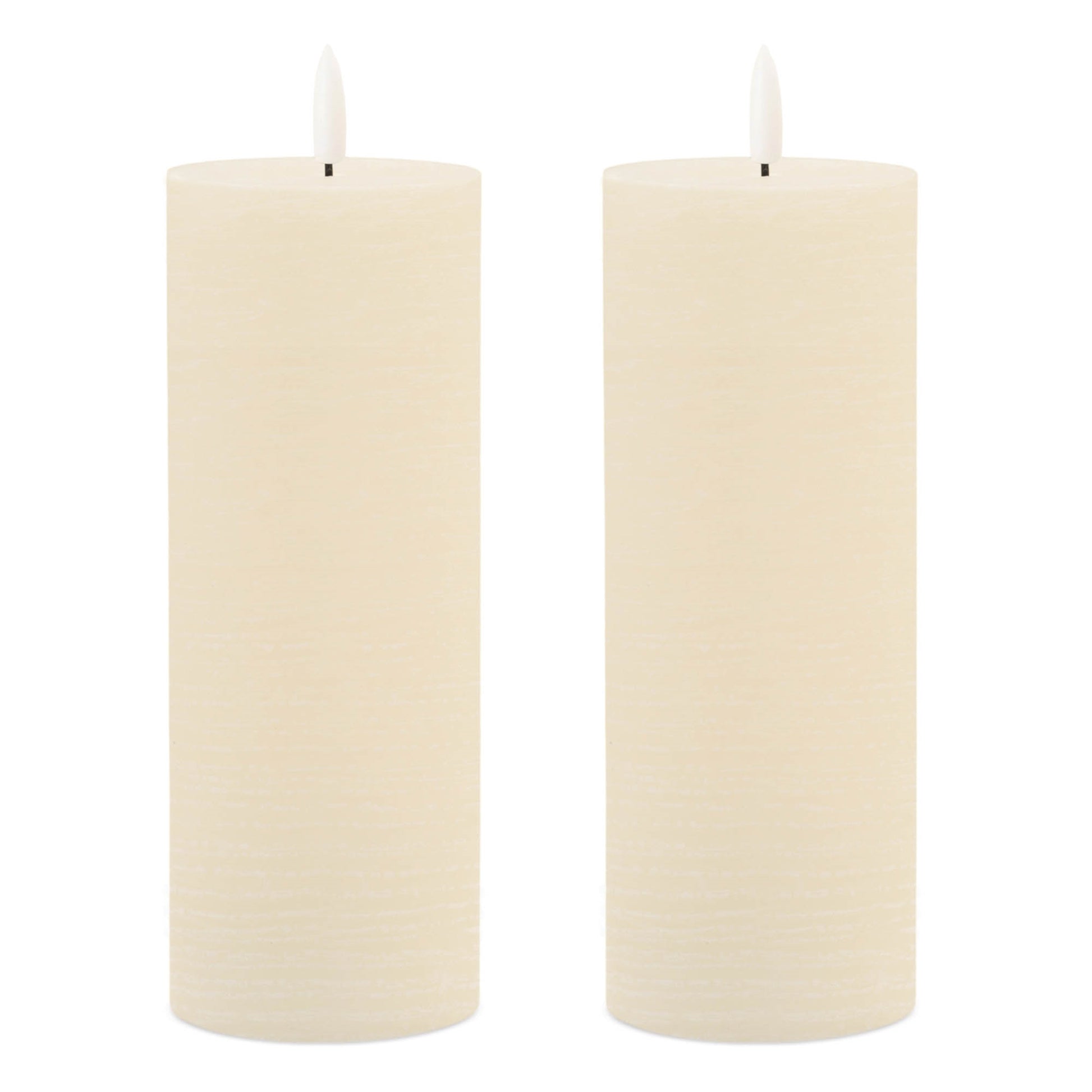 FIA Wick Ivory Pillar Candle (Set of 2) alternate view 4